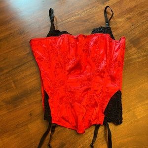 Frederick’s Red Corset